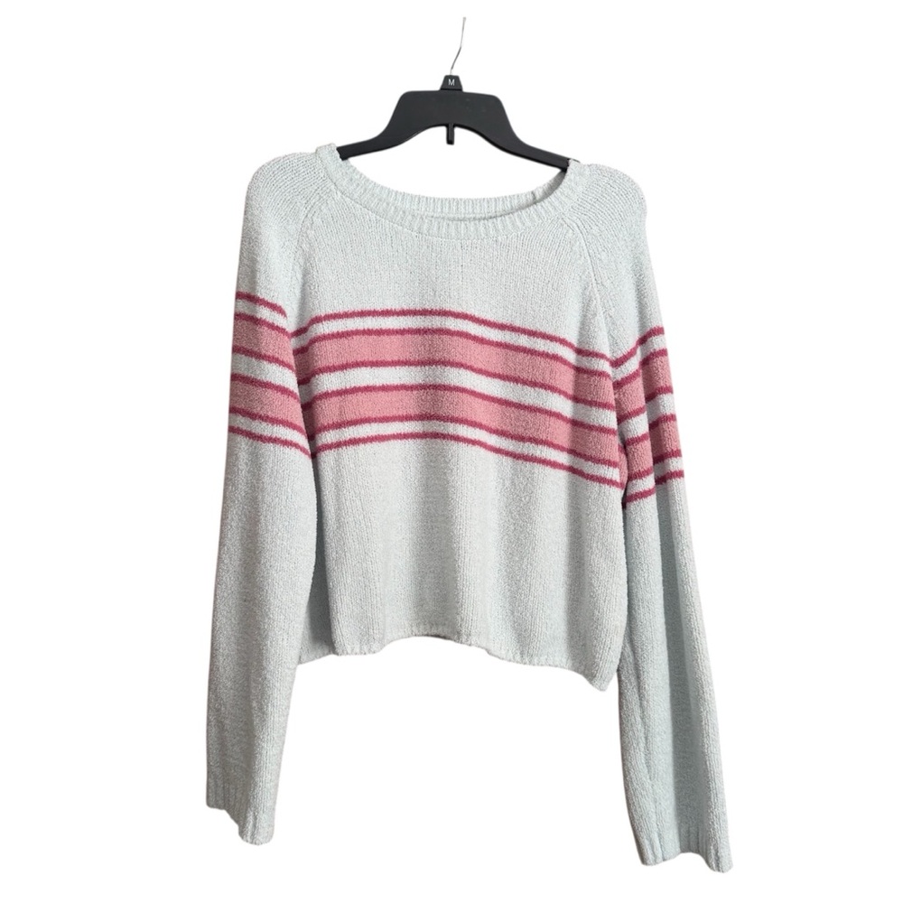 Women's Striped Sweater‎ - Pink and blue